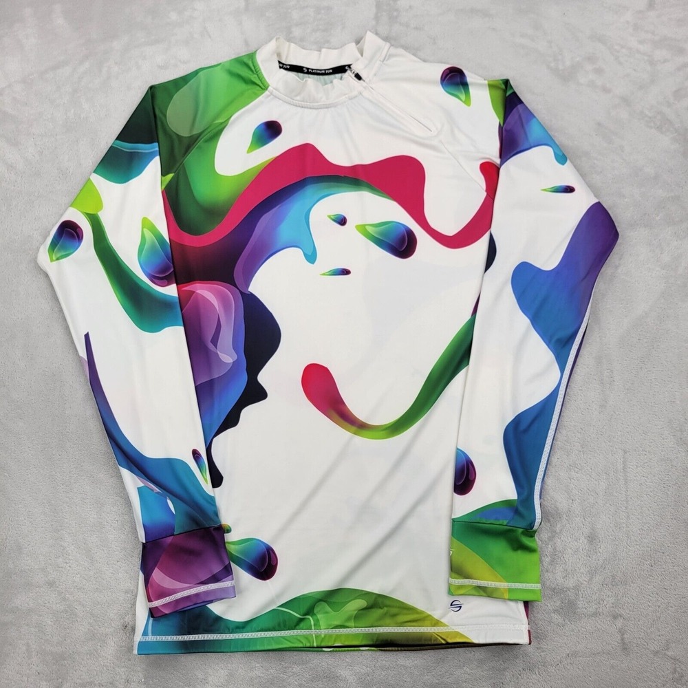 Platinum Sun Shirt Women XXL Swim Top Shirt Skins UV Protect UPF Performance 2XL
